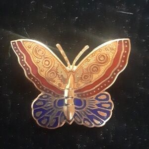 Metropolitan Museum Butterfly Pin.